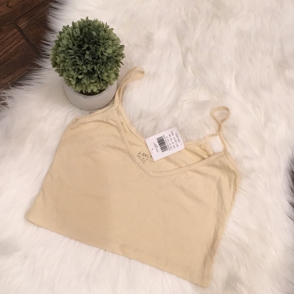 Brandy Melville Tops - -SOLD- Brandy Melville John Galt Yellow Vneck Top